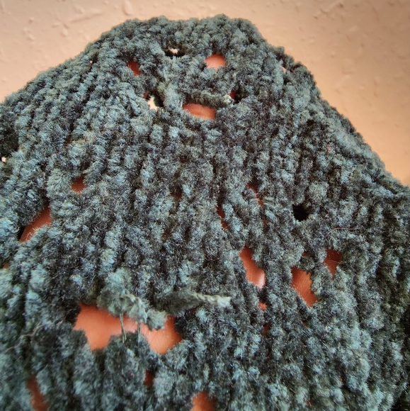 Vintage Crewneck Sweater Emerald Green - Picture 6 of 6